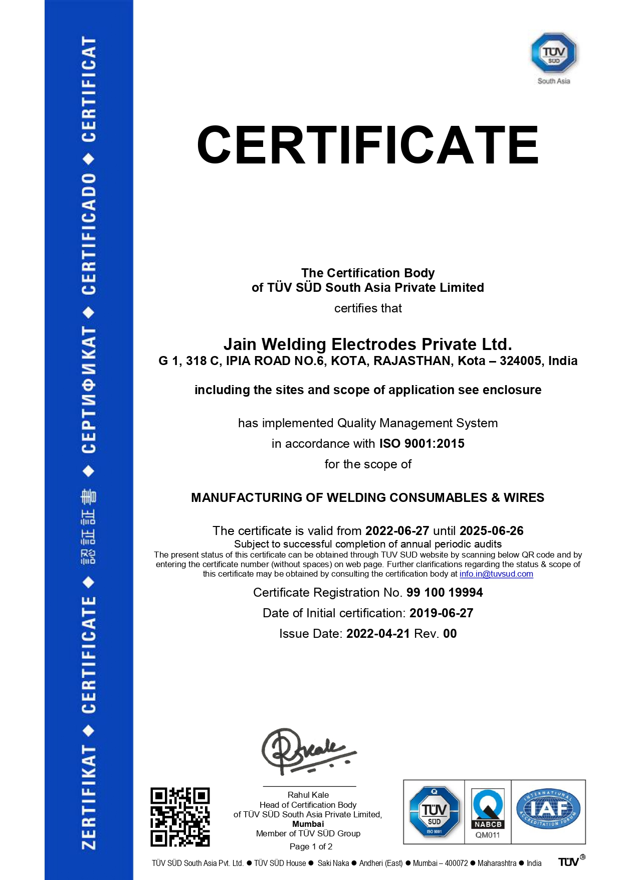 JAIN WELDING THE WELDING PIONEERS